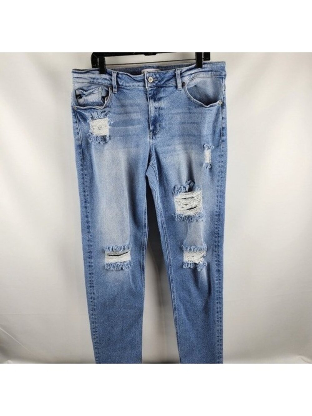 KanCan Jeans Womens High Rise Skinny Distressed Jeans Size 18 (38x30)